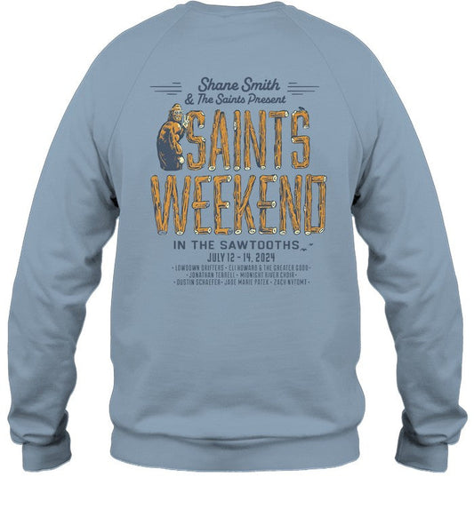 Shane Smith And The Saints July 12-14 2024 Tour In The Sawtooths Shirt