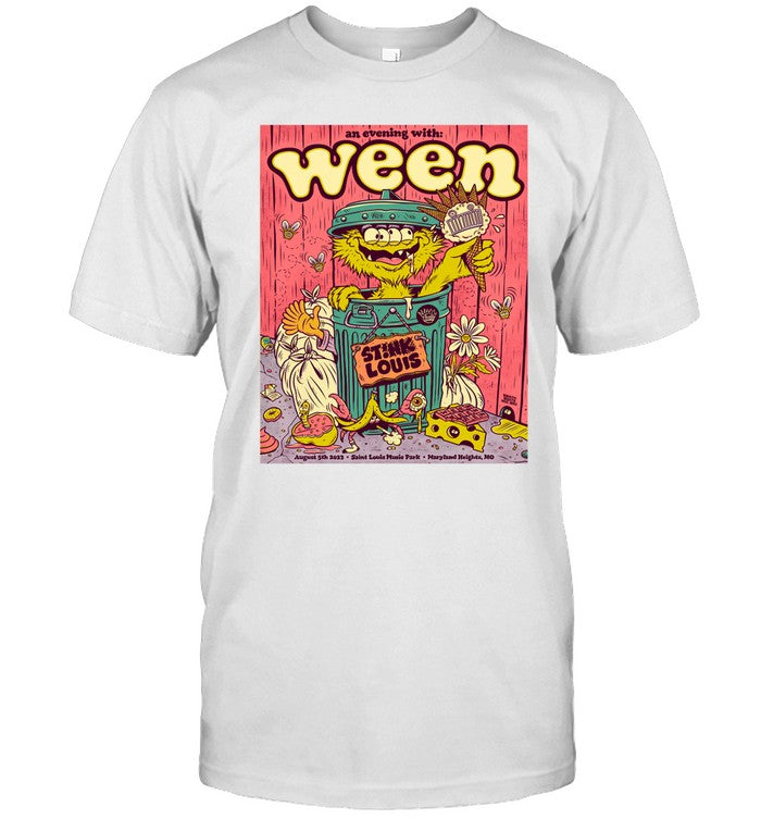 2023 Ween Band Tour Maryland Heights, MO T-Shirt