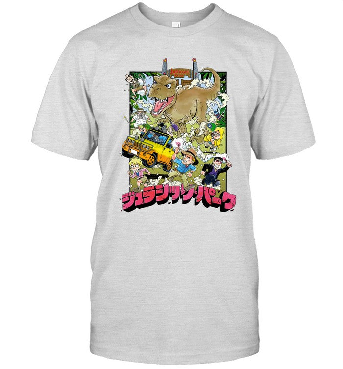 Jurassic Park Anime Shirt New