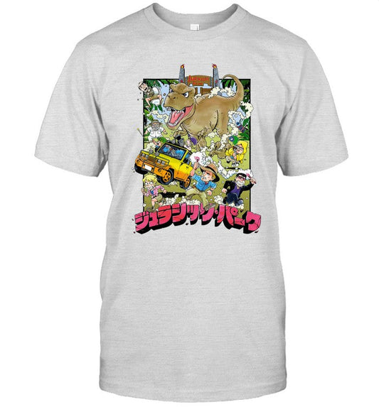 Jurassic Park Anime Shirt New