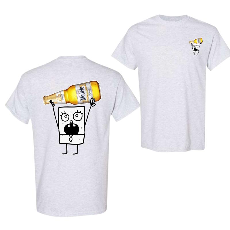 Doodlebob Modelo Cerveza Essential T-Shirt, Funny Drinking T-Shirt, Modelo T-Shirt For Men And Women