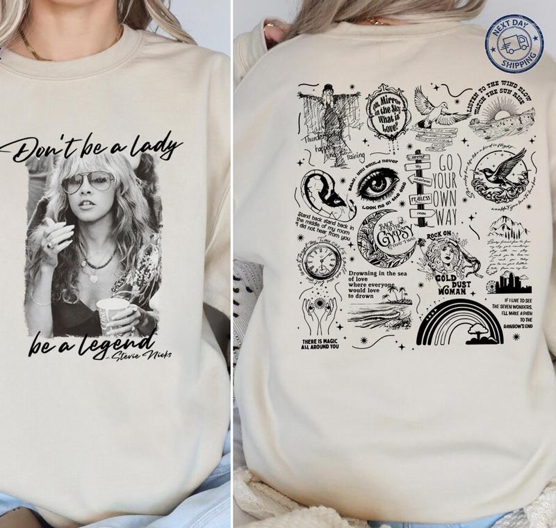 Tracklist Stevie Nicks 2 Sides Newest Shirt Sweatshirt Hoodie, Silver Springs Shirt Unisex, Gifts For Her