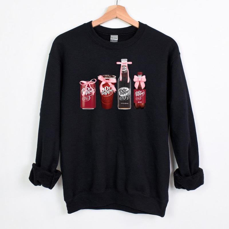 Dr Pepper Crewneck Sweatshirt - From Casual To Formal - Dynamic Prints - Unisex Designs