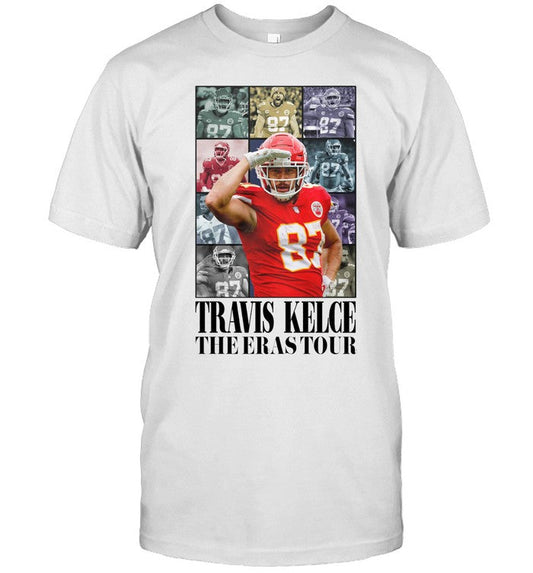 Limited Travis Kelce The Eras Tour Shirt