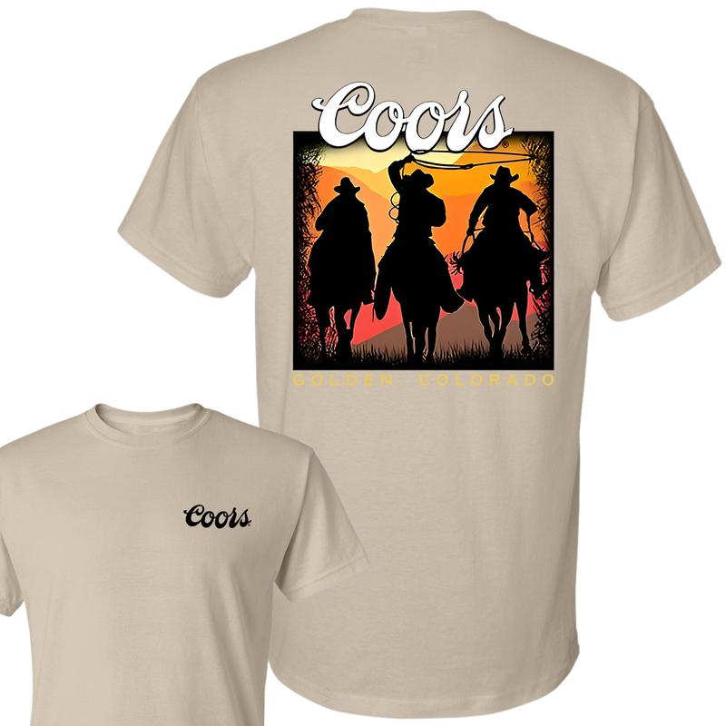 Coors Cowboy T-shirt, Unisex T-Shirt, Full Color T-Shirt, For Men, For Women