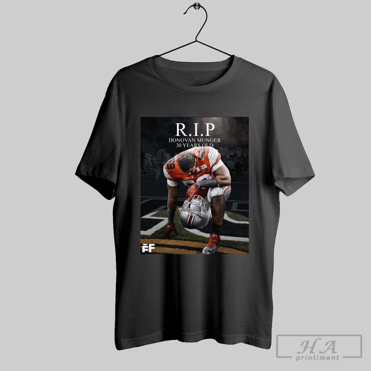Poster Rest In Peace Former Ohio State Buckeyes Defensive Lineman Donovan Munger 30 Years Old 2025 T Shirt