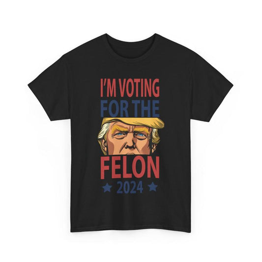 Trump Felon Unisex Heavy Cotton Tee