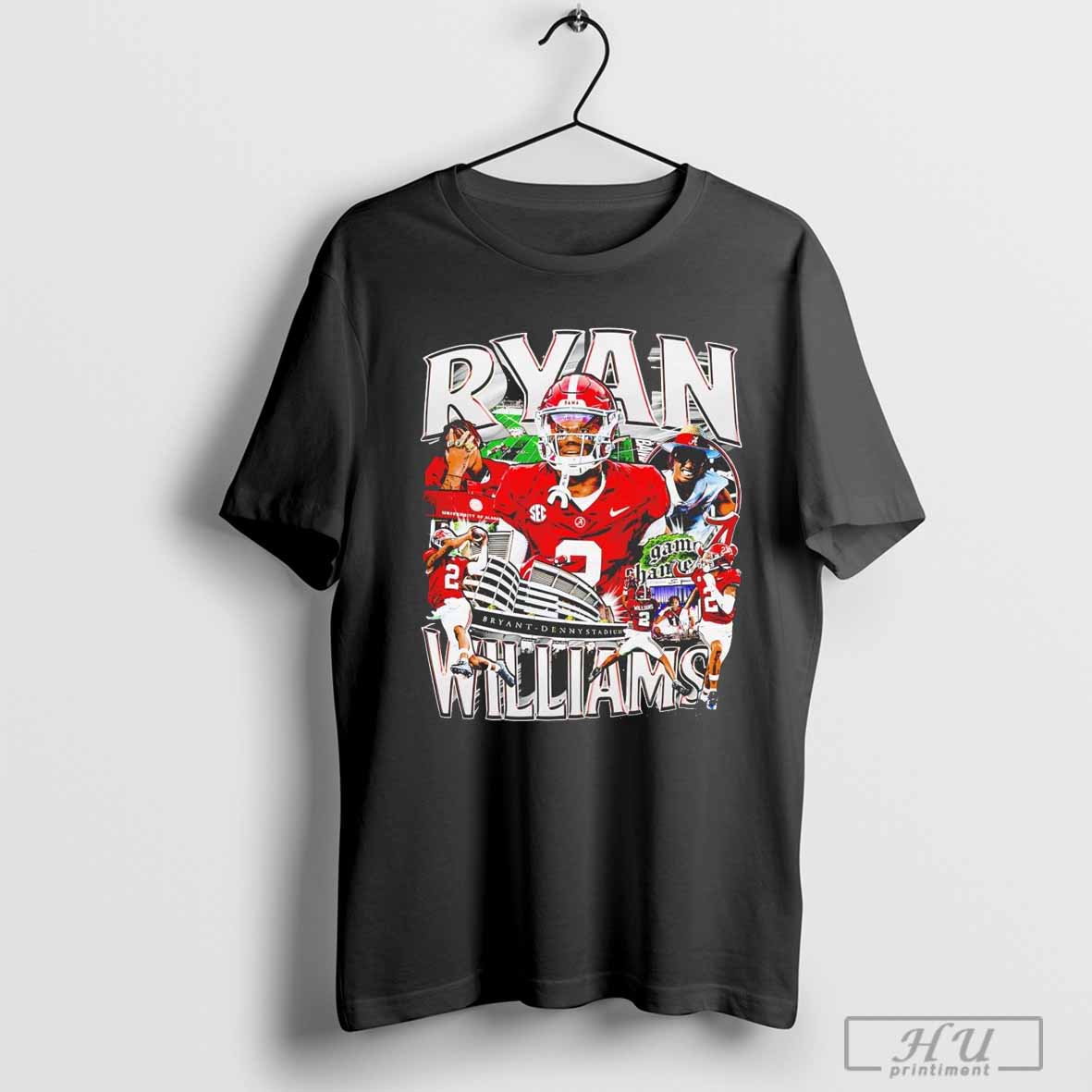 Ryan Williams Alabama Crimson Tide Football NCAA Graphic Poster T-shirt