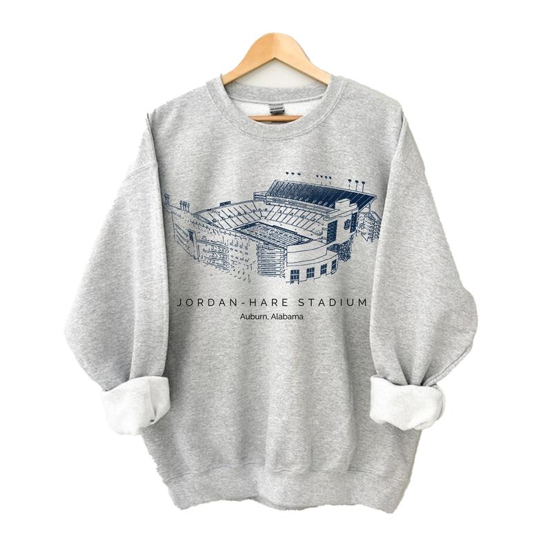 All Teams NCAA Football Stadium Crewneck Sweatshirt â€“ Unisex College NCAA Sweatshirt, Classic Sport Sweatshirt, Great Gift for Sports Fans