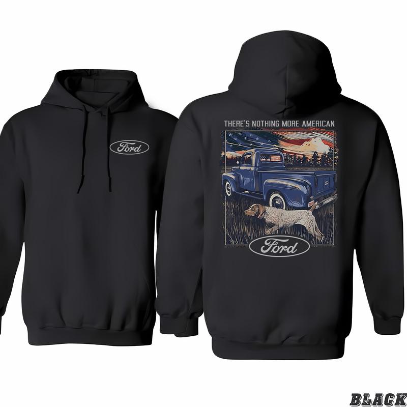 Ford - F-1 American Truck Hoodie, Pick Your Color, Unisex Design, Endless Style Possibilities, Wear It Your Way, Classic Cotton, Menswear Unisex
