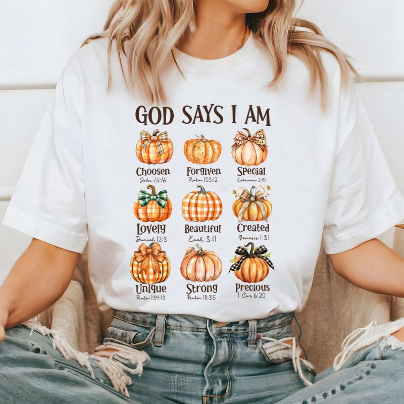 CutePumpkin Shirt, Christian Graphic Tee, Women Fall Crewneck, Buffalo Plaid Pumpkin Jesus Shirt, Fall Vibes, Bible Verse, Thanskgiving Tee