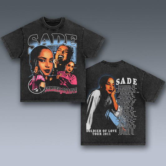 SADE NTT08 2 SIDES Cotton Vintage Shirt To Match Sneaker Hiphop Clothing Rapper Merch Shirt, Hiphop Tour Concert 2024, Gift For Fan Y2K Aesthetic Hoodie Sweatshirt