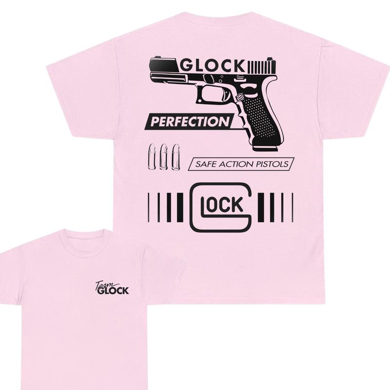 Team Glock T-shirt - IN GLOCK WE TRUST - TEAM GLOCK - 2 Side - Glock Shirt - Menswear - Womenswear - Unisex Tee