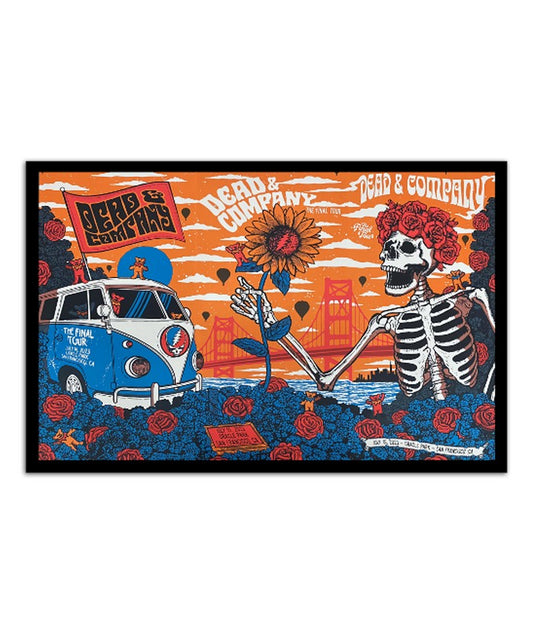Dead And Company July 14 15 16, 2023 The Final Tour Oracle Park San Francisco, CA Poster