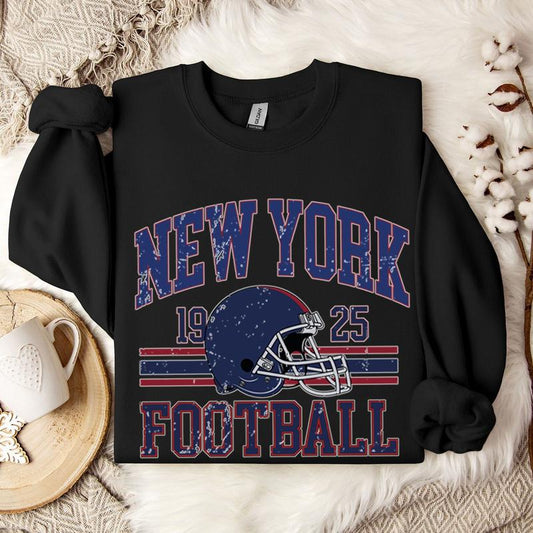 New York Football Fan Gift Sweatshirt, Game Day Football Unisex Top