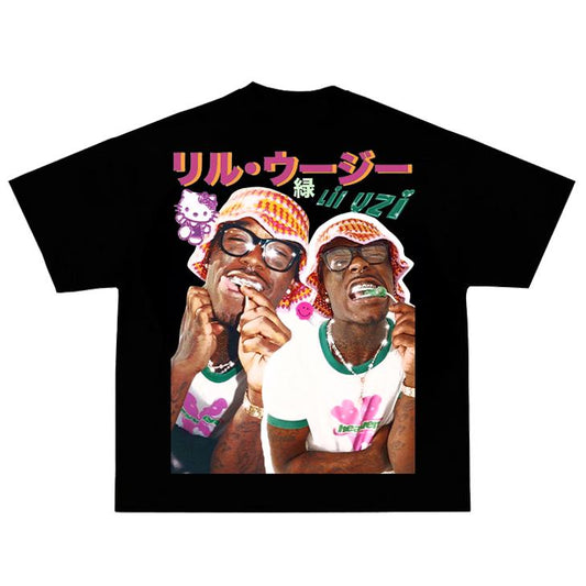 Lil Uzii graphic tee with unique design