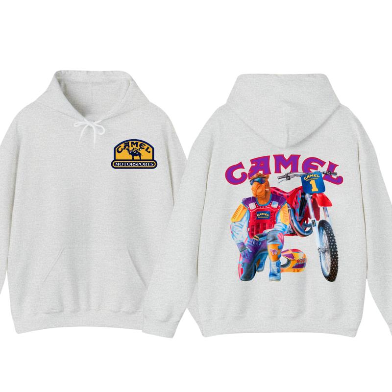 Camel Super Cross Vintage Hoodie & Crewneck, Camel Super Cross Racing 1993 Hoodie &  Sweatshirt, For Men & Women Classic Menswear