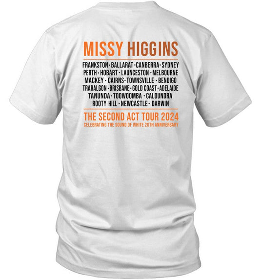 New T Shirt The Second Act Tour 2024 Missy Higgins
