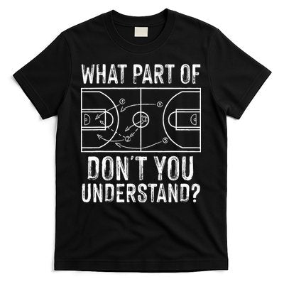Funny Basketball Coach Design Ball Game Trainers T-Shirt