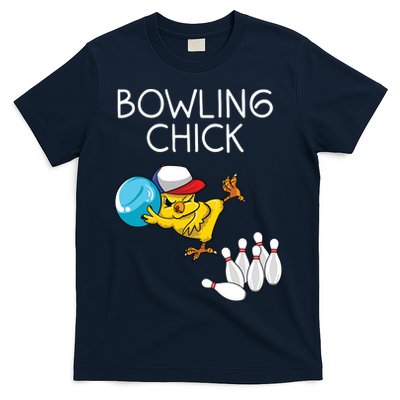 Funny Bowling Gift Women Cute Bowling Chick Sports Athlete T-Shirt