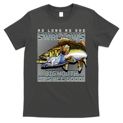 Funny Big Mouth Bass Swallows T-Shirt