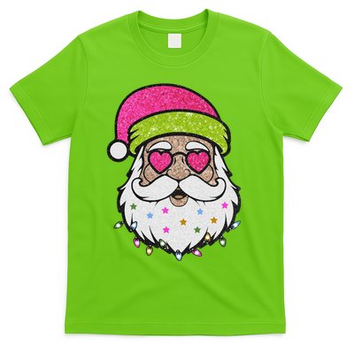 Funny Cool Retro Groovy Santa Claus T-Shirt