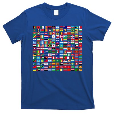 Flags Of The Countries Of The World Graphic Cool Designs Meaningful Gift T-Shirt