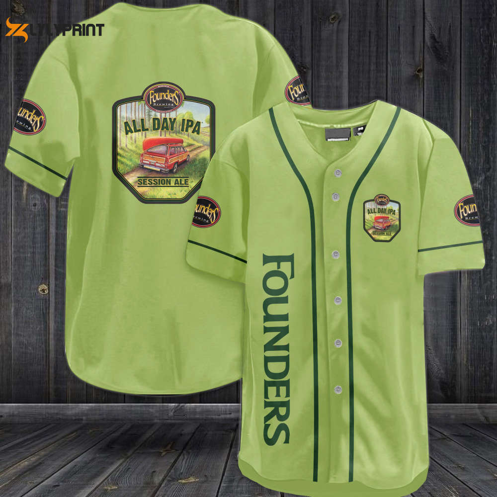 Founders Beer Baseball Jersey - lylyprint.com