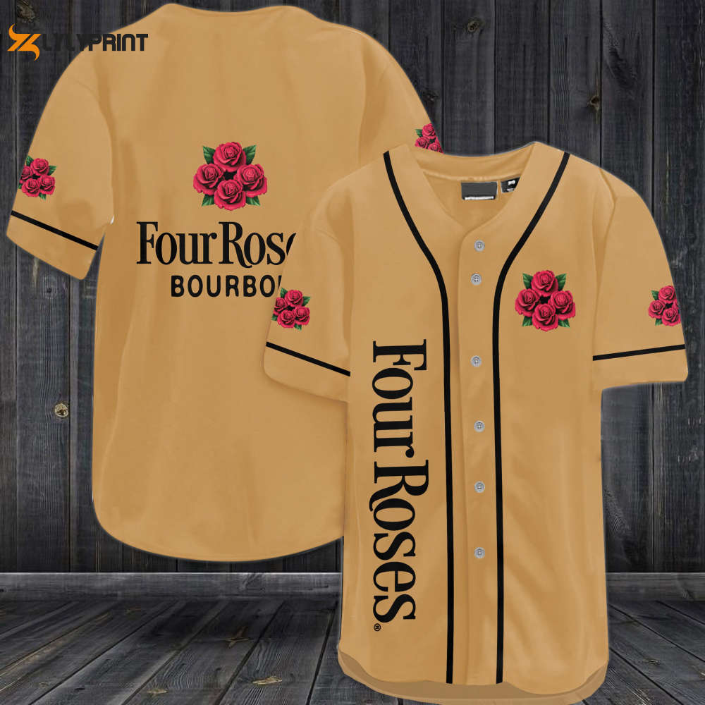 Four Roses Bourbon Baseball Jersey - lylyprint.com