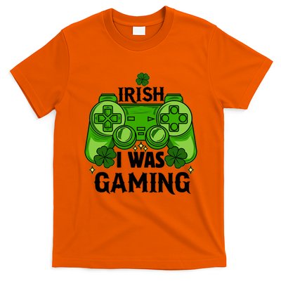Funny St Patricks Day Irish I Was Gaming T-Shirt