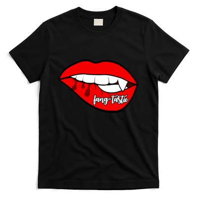 Fang Tastic Funny Vampire Lips T-Shirt