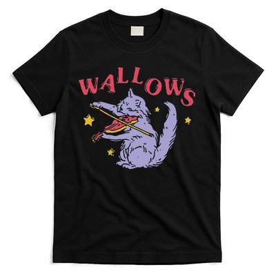 Funny Wallows Cat Fiddle T-Shirt