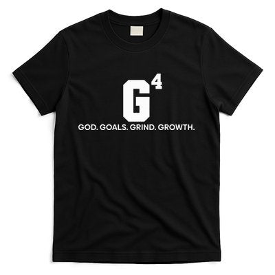 G4 God Goals Grind Growth Funny Christian T-Shirt