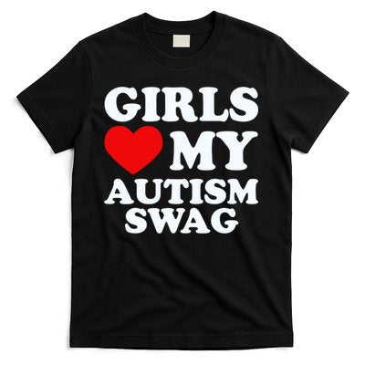 GirlsLove My Autism Swag Funny Autistic Boy Gifts Awareness T-Shirt