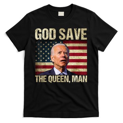 God Save The Queen Man Funny Joe Biden T-Shirt