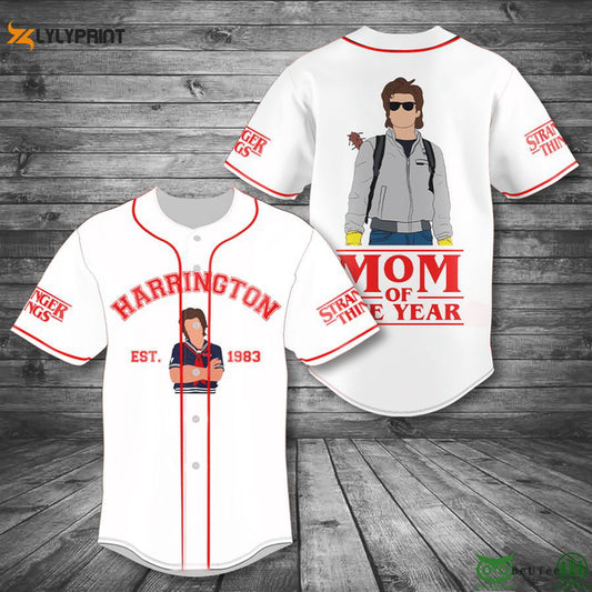 Harrington 1983 Mom of the Year Stranger Things Baseball Jersey Shirt - lylyprint.com