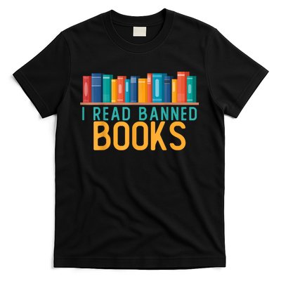 I Am With The Banned Books Shirts Funny I Read Banned Books T-Shirt