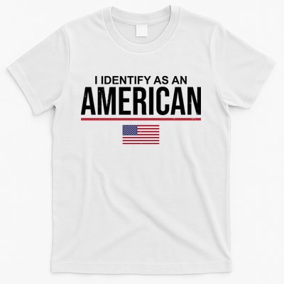 I Identify As An American USA Flag T-Shirt