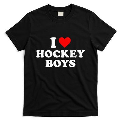 I Love Hockey funny quote sayings T-Shirt