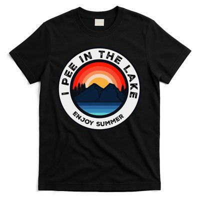 I Pee In The Lake Funny Summer Vacation Family T-Shirt