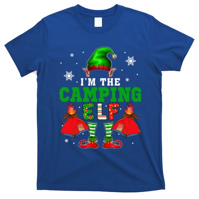 IM The Camping Elf Christmas Elf Shoes Hat Costume Camper Funny Gift T-Shirt