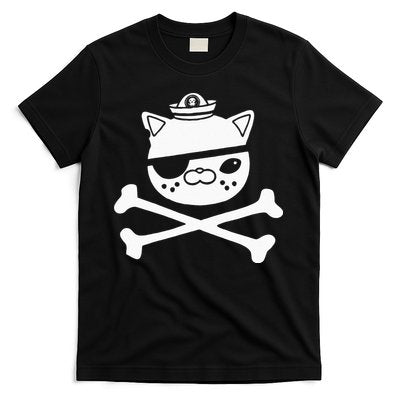 Kids Kwazii Cute Funny Pirate Cat Kids T-Shirt