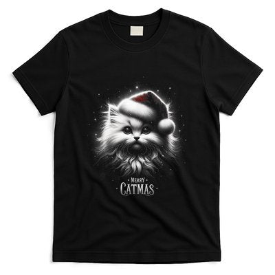 Merry Catmas Cat Lover Funny Christmas T-Shirt