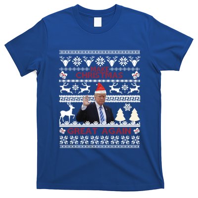 Make Christmas Great Again Trump 2024 Funny Ugly Christmas Great Gift T-Shirt