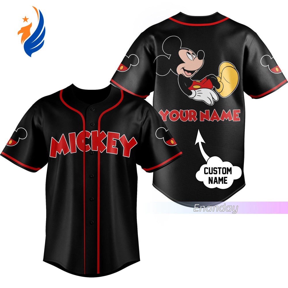 Custom Mickey Jersey Shirt - Stylish Baseball Apparel for Men Ideal Movie Gift - Bafud