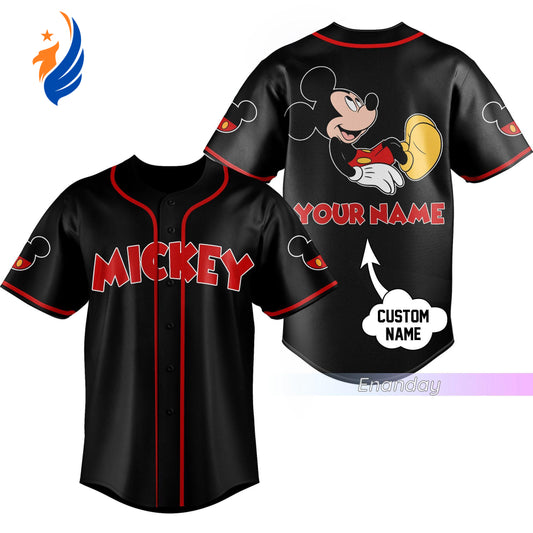 Custom Mickey Jersey Shirt - Stylish Baseball Apparel for Men Ideal Movie Gift - Bafud