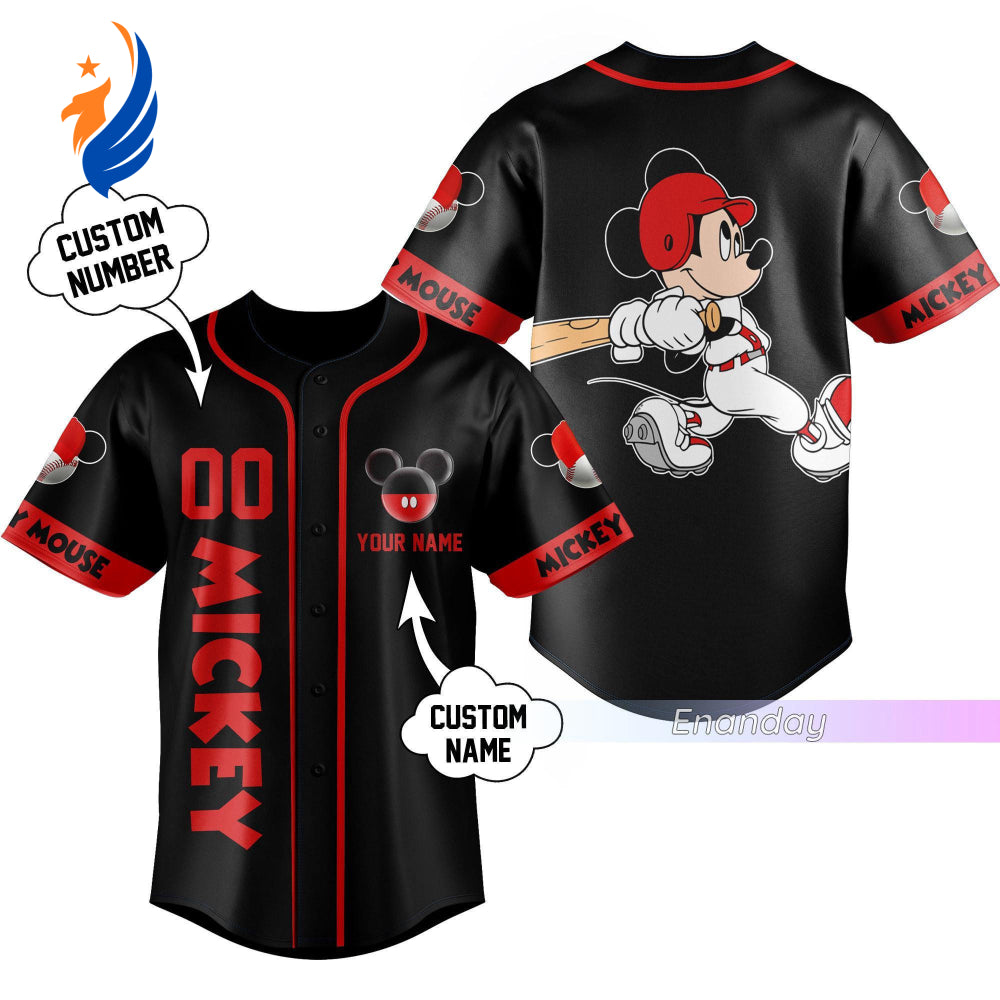Mickey Jersey Shirt: Custom Baseball Jersey for Men - Top-Quality Mickey Sports Gear - Bafud