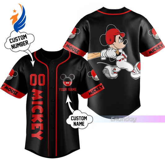 Mickey Jersey Shirt: Custom Baseball Jersey for Men - Top-Quality Mickey Sports Gear - Bafud