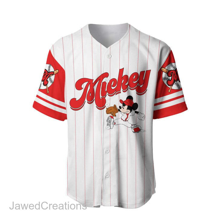 Get Your Mickey Mouse Jersey Shirt - Perfect Baseball Jersey for Disney Fans! - Bafud