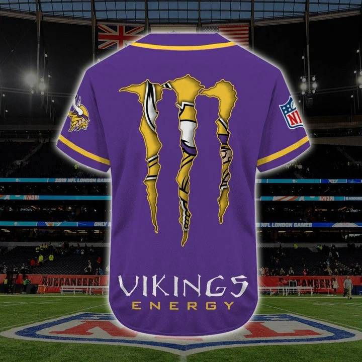 Minnesota Vikings Personalized Baseball Jersey Gift For Men Women - lylyprint.com